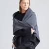 Triangle Scarf Dark Grey