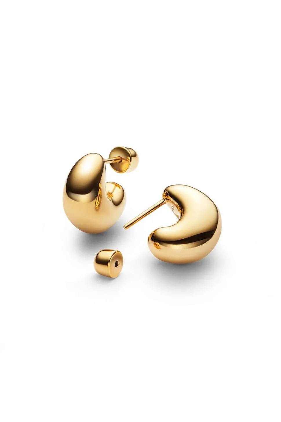 Tryvann Pillow Earring Gold Pair