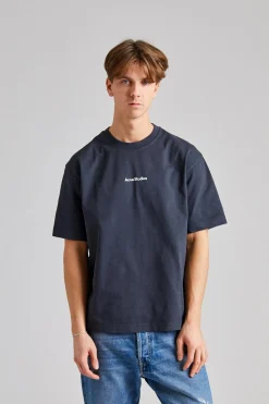 T-shirt Stamp Logo - Relaxed Fit FN-UX-TSHI000051 Black