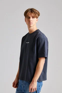 T-shirt Stamp Logo - Relaxed Fit FN-UX-TSHI000051 Black