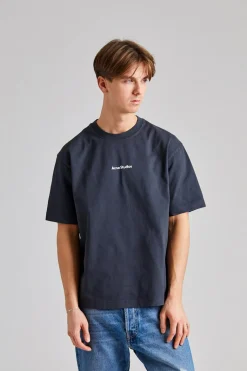 T-shirt Stamp Logo - Relaxed Fit FN-UX-TSHI000051 Black