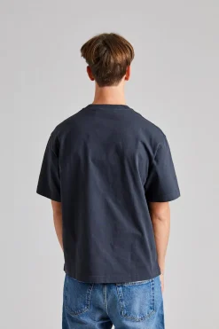 T-shirt Stamp Logo - Relaxed Fit FN-UX-TSHI000051 Black