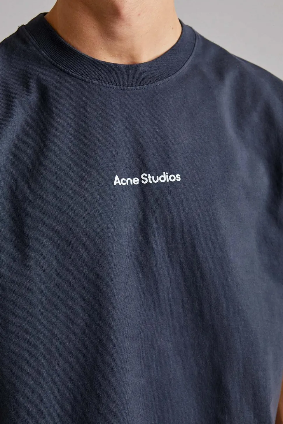 T-shirt Stamp Logo - Relaxed Fit FN-UX-TSHI000051 Black
