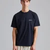 Tucker Embroidery Tee Black