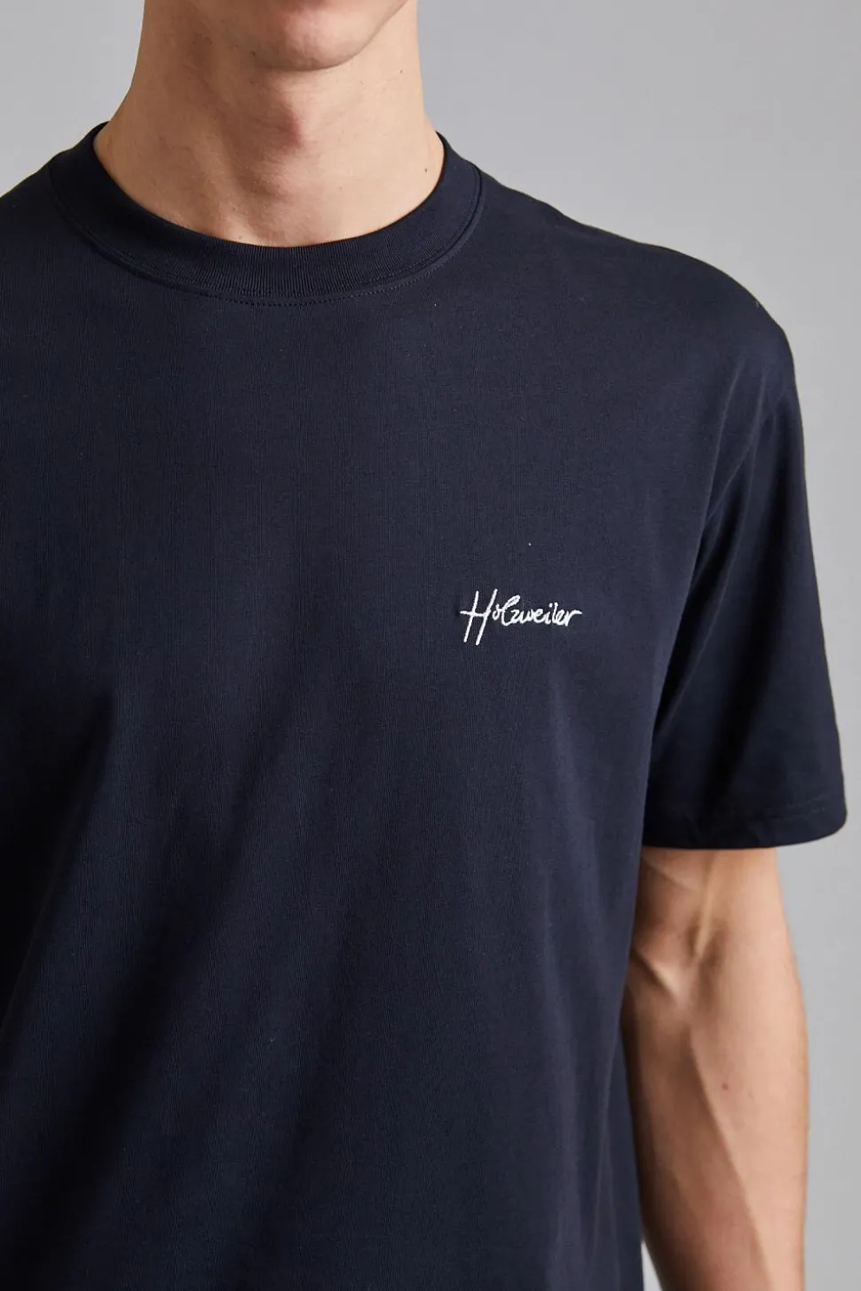 Tucker Embroidery Tee Black