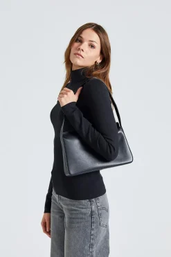 Turtle Nk LS Silk Stretch Black