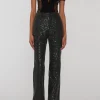 Twill Sequin Jeans Black