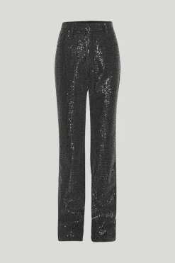 Twill Sequin Jeans Black