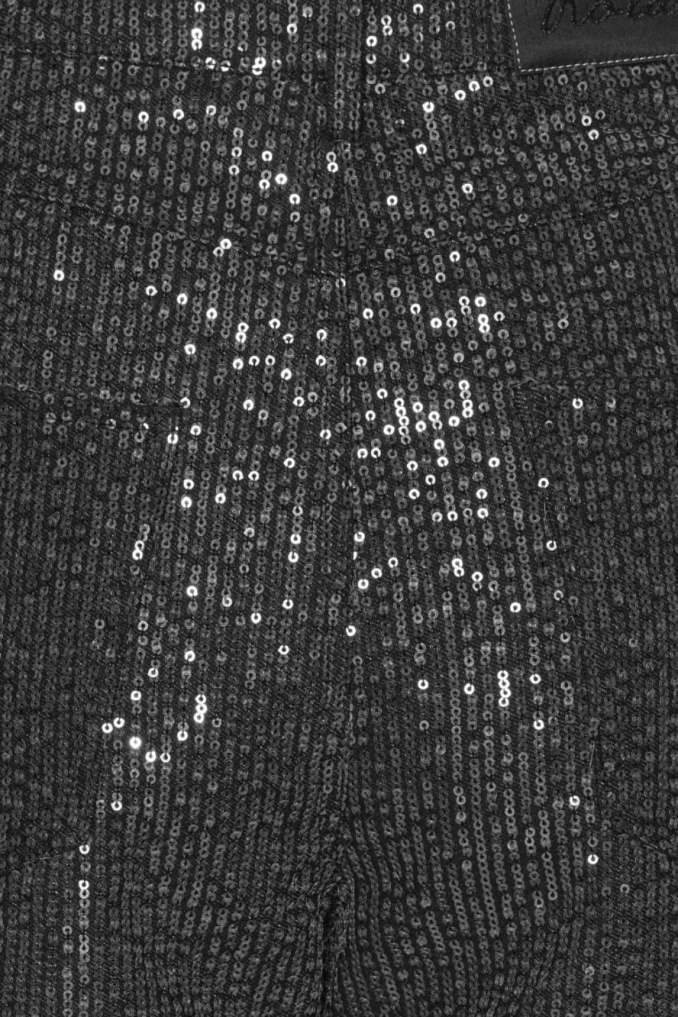 Twill Sequin Jeans Black
