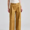 Twill Trousers Faded Ochre FN-WN-TROU001338