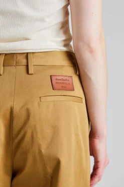 Twill Trousers Faded Ochre FN-WN-TROU001338
