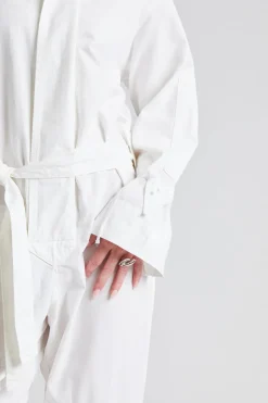 Utility Jumpsuit Washed White