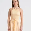 Valeria Midi Dress Plain Butter