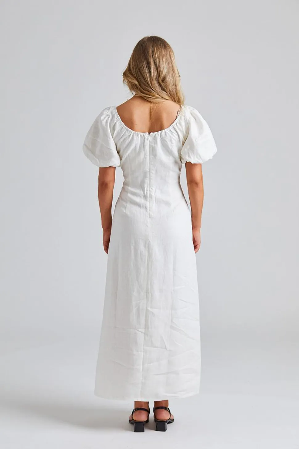 Vence Midi Dress White