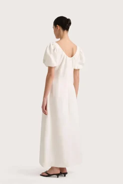 Vence Midi Dress White