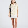 Vera Print Shirt Yellow Mix