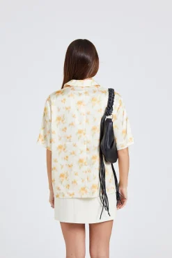 Vera Print Shirt Yellow Mix