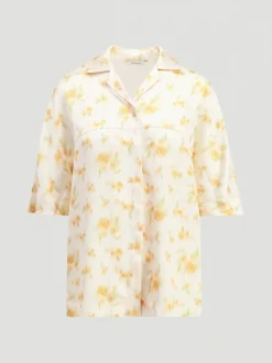 Vera Print Shirt Yellow Mix