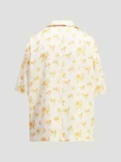 Vera Print Shirt Yellow Mix