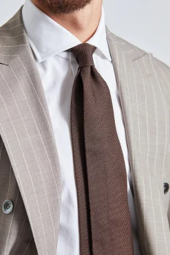Vicenza Beige Pinstripe