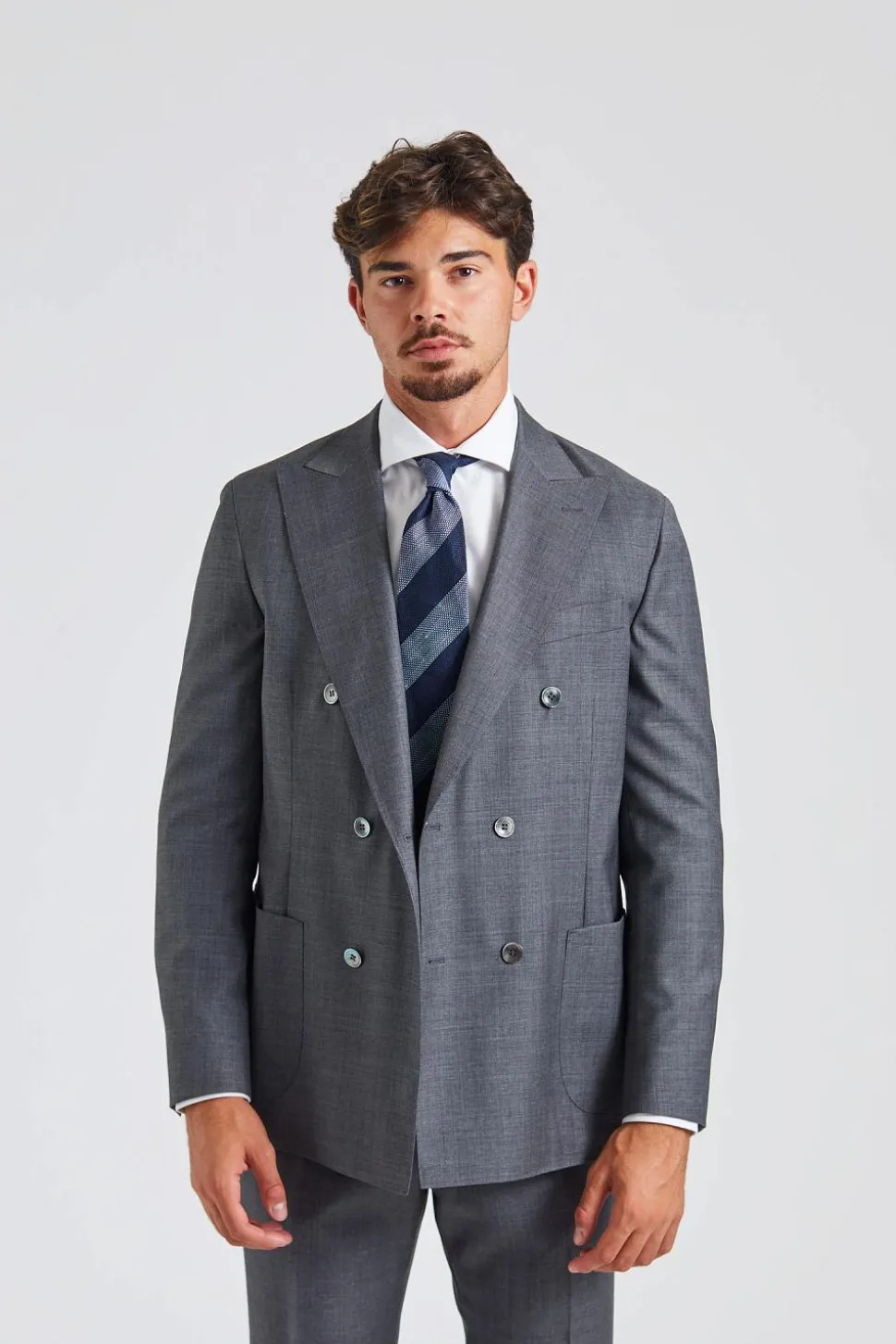 Vicenza Suit Grey Melange