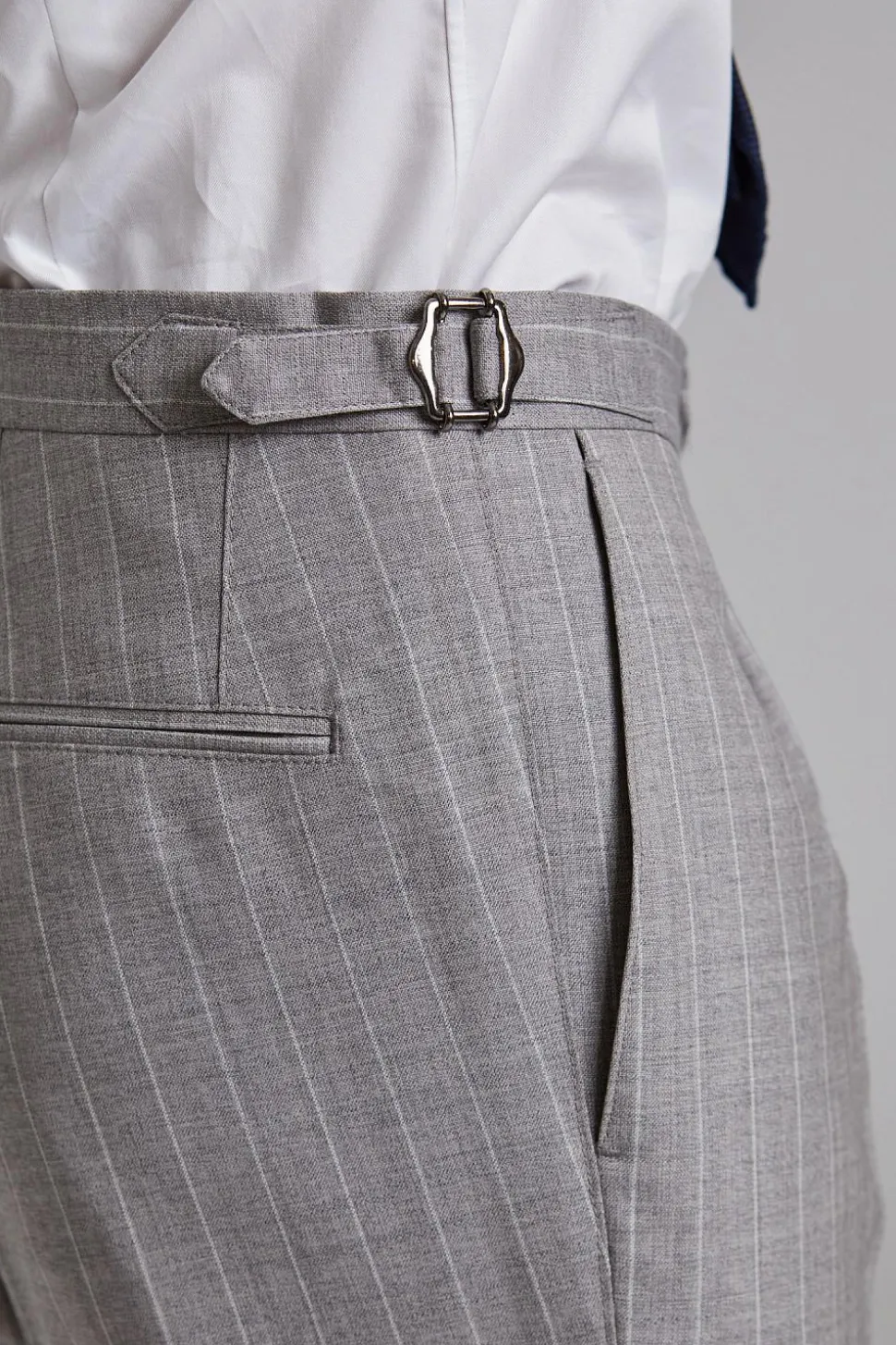 Vicenza Suit Tropical Pinstripe Sand