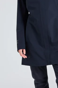 W Althena Coat Pure Black