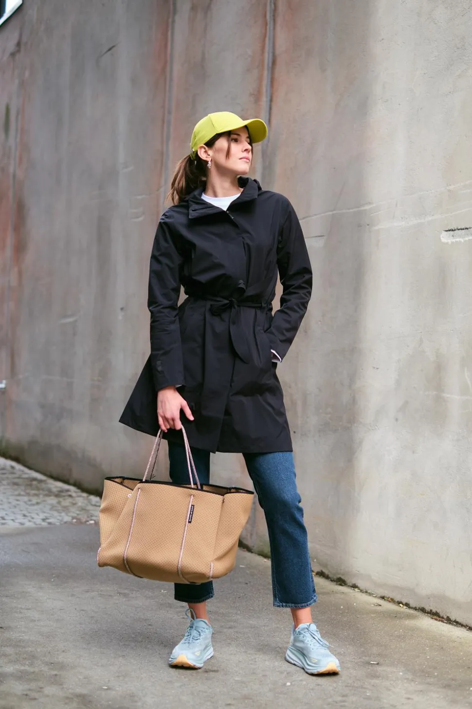 W Elektra Coat Black Storm