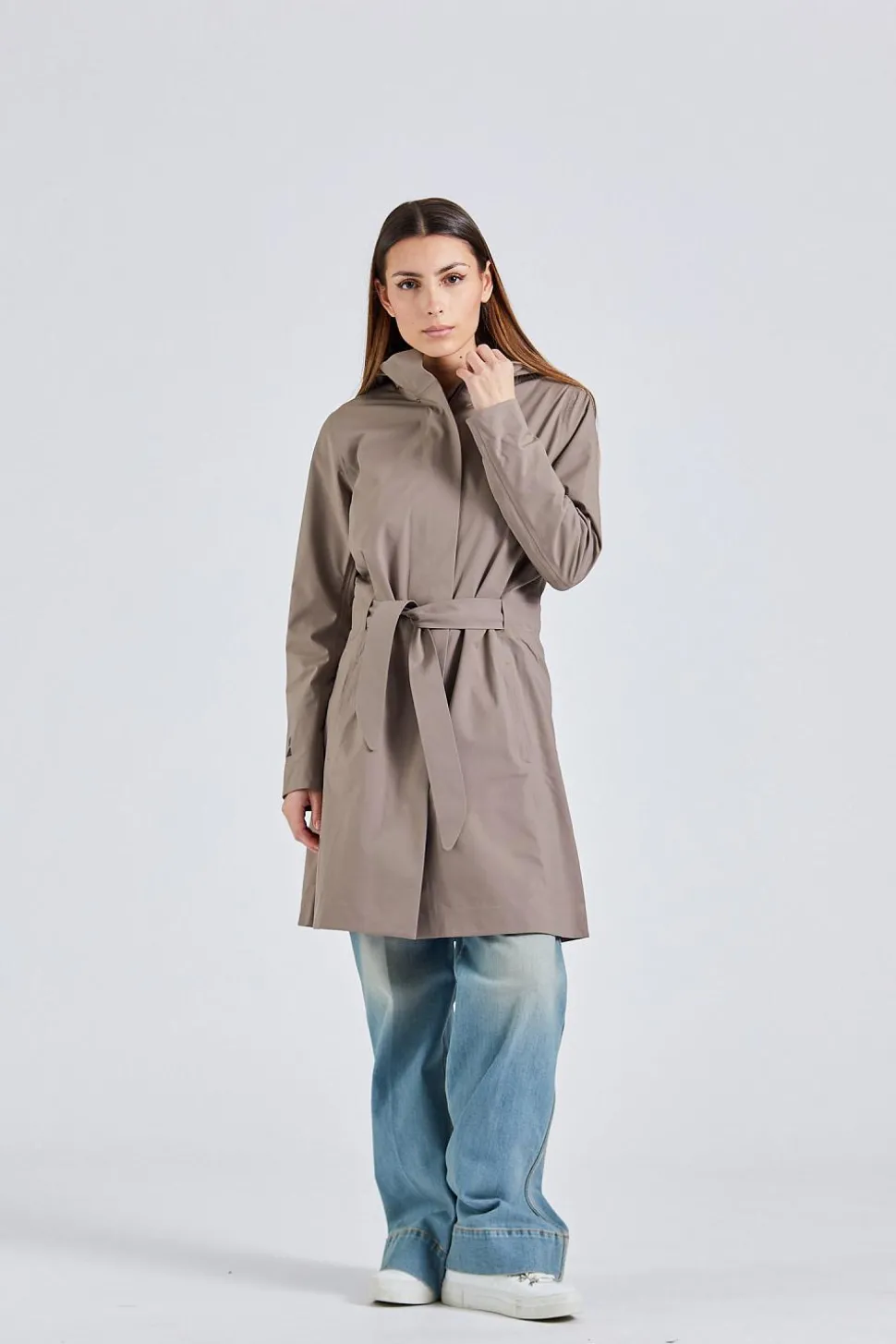 W Elektra Coat Driftwood