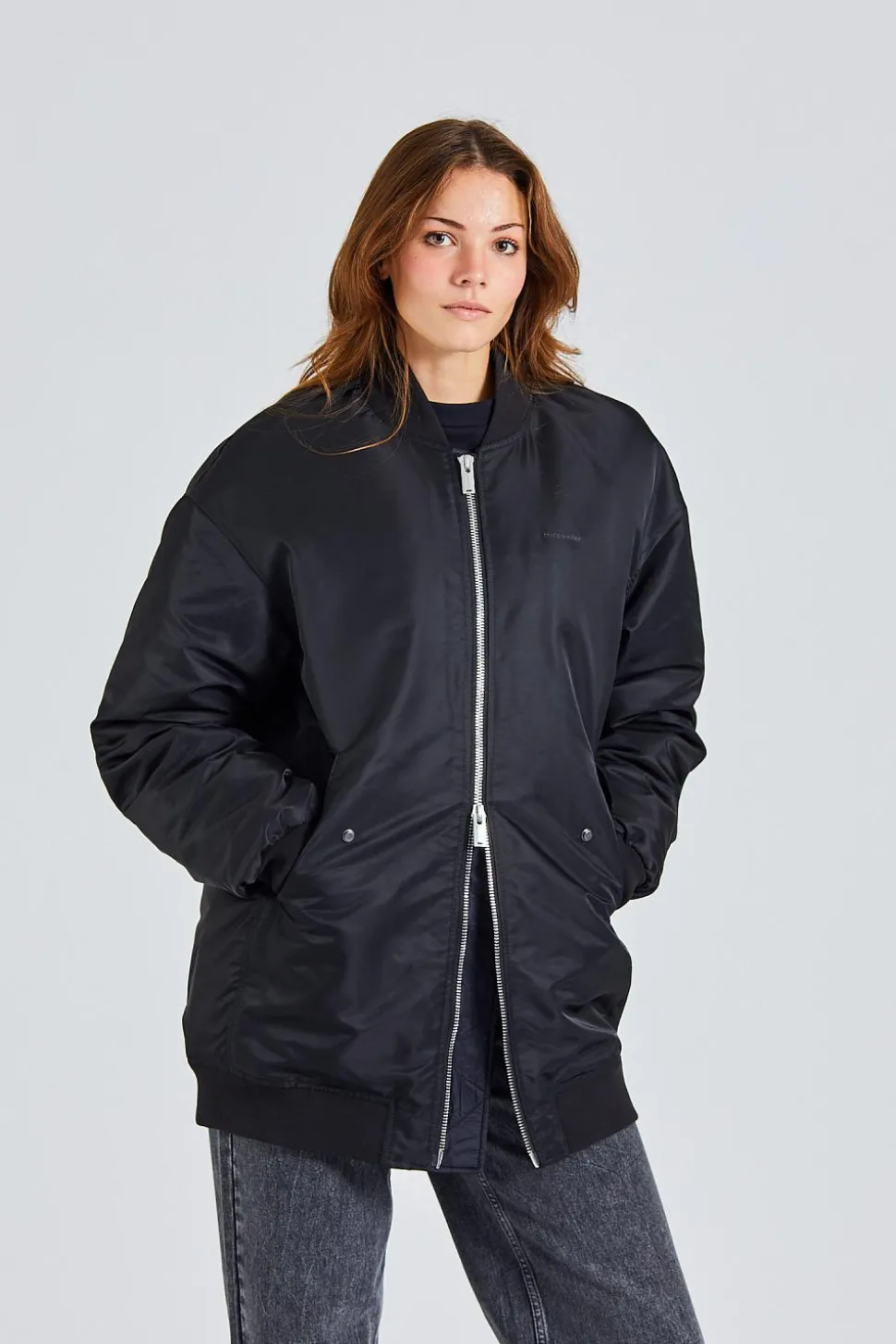 W Emili Bomber Jacket Black