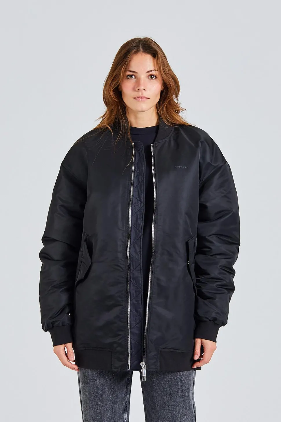 W Emili Bomber Jacket Black