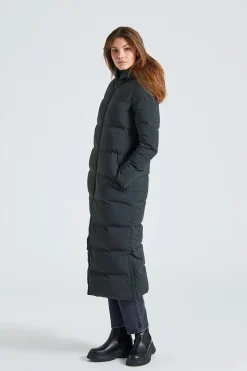 W Infinity Down Coat Night Olive