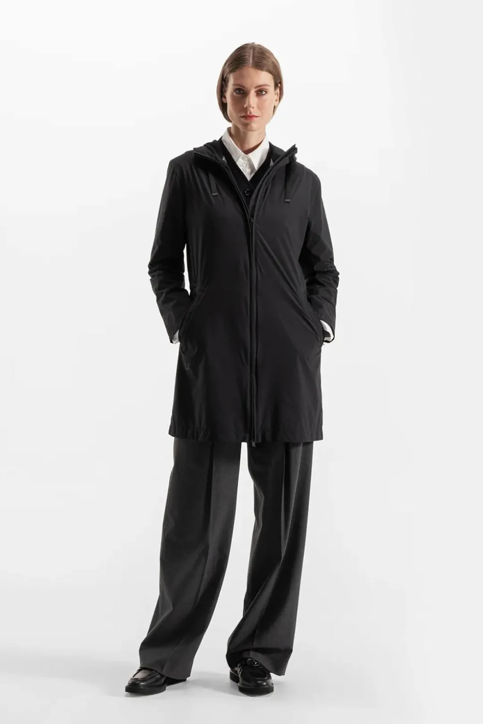W Mist Coat Black