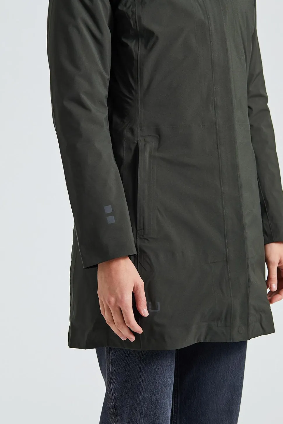 W Nova Coat Night Olive