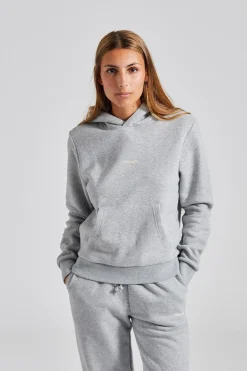 W Regular Hoodie Grey Mix