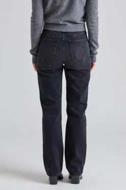 W Regular Jeans Black Washed