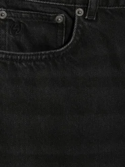 W Regular Jeans Black Washed