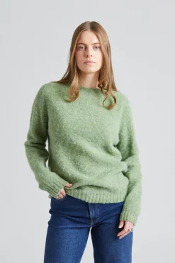 W Shaggy Brush Lambswool Sweater Jade's Dairy