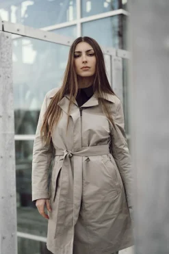 W Skylar Coat D Sand