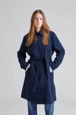 W Skylar Trench Navy