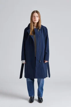 W Skylar Trench Navy