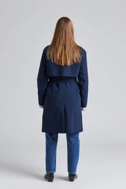 W Skylar Trench Navy