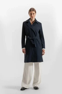 W Skylar Trench Navy
