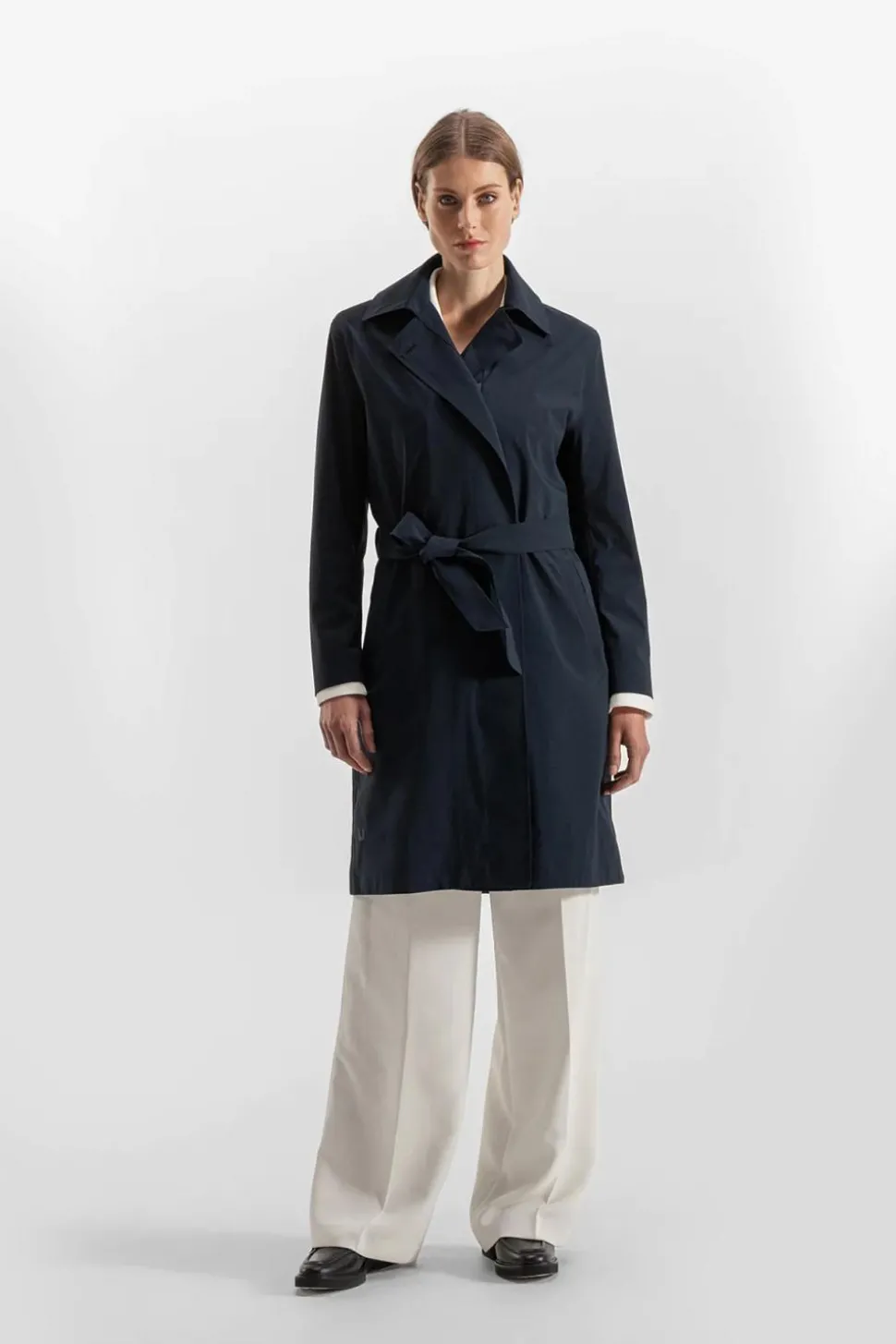 W Skylar Trench Navy