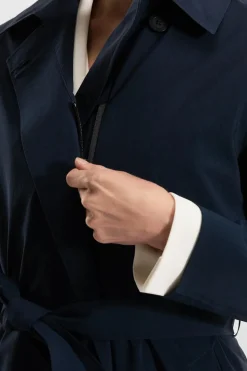 W Skylar Trench Navy