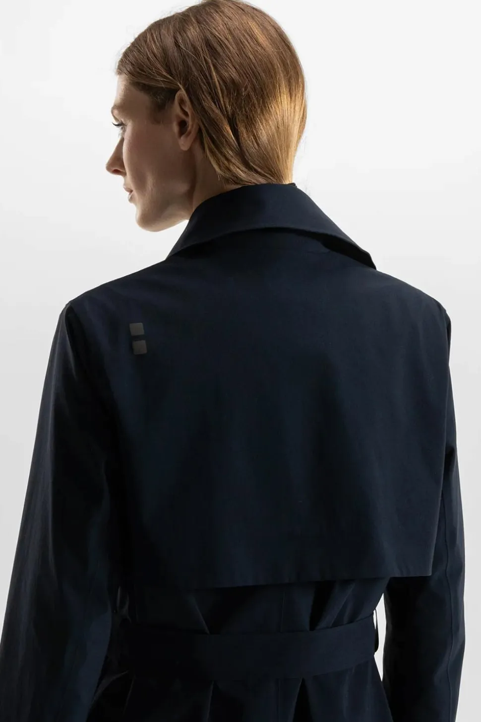 W Skylar Trench Navy