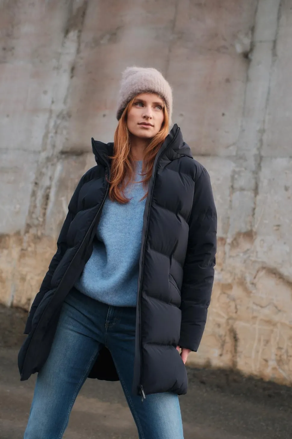 W Thundra Parka Black