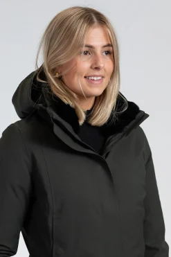 W White Heat Parka Night Olive