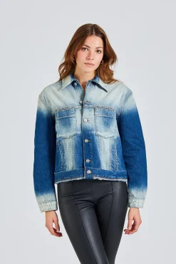 Waistband Detail Jacket Sun Bleach