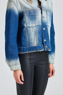 Waistband Detail Jacket Sun Bleach